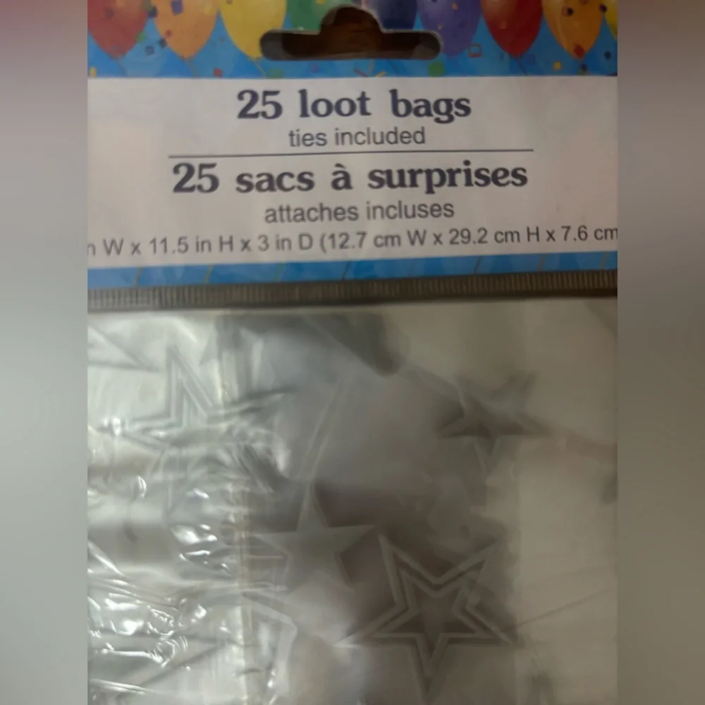 65 bags total Bundle of three Loot Bags.